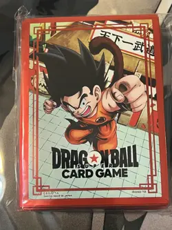 Dragon Ball Super Card Game Bandai Fest Exclusive Goku Sleeves Sealed New Rare - Image 1