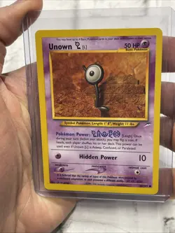 Unown [L] 86/105 - Neo Destiny Set - Pokemon Card - NM Near Mint Vintage TCG Vtg - Image 1