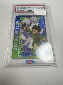 Union Arena Hunter and Hunter Gon Killua AP PSA10 Trading Card Graded One Owner - Image 1