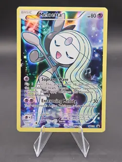 Pokemon TCG Meloetta Black Star Promo XY120 Full Art Ultra Rare Holo Card - Image 1