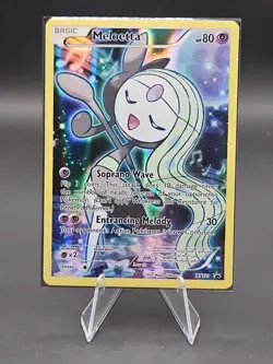 Pokemon TCG Meloetta Black Star Promo XY120 Full Art Ultra Rare Holo Card - Image 3
