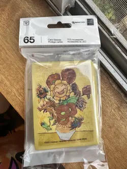 [sealed] Pokemon Center x Van Gogh Museum - Sunflora Card Sleeves (65) - Image 1