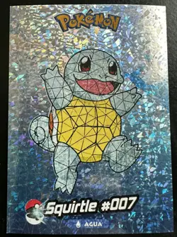SQUIRTLE - POKEMON CRYSTAL CARD COLLECTION CRACKED CCG ICE HOLO - Image 1