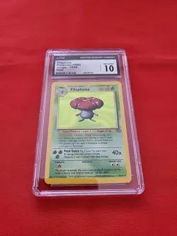 Pokemon: Vileplume #15/64 Jungle Holo Rare 1999 - Vintage CGC 10 Gem Mint - Image 4