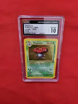 Pokemon: Vileplume #15/64 Jungle Holo Rare 1999 - Vintage CGC 10 Gem Mint - Image 5