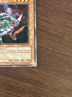 Yu-Gi-Oh! TCG Ninja Grandmaster Sasuke SOD-EN019 Ult R 1st - Image 5