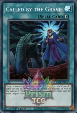 1st ed Called by the Grave ultra rare RA01-EN057 Yugioh - Image 1