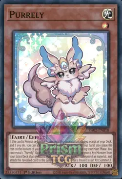 1st ed Purrely super rare RA02-EN018 Yugioh - Image 1