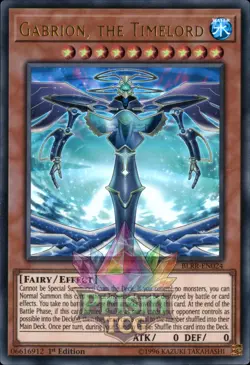 1st ed Gabrion, the Timelord ultra rare BLRR-EN024 Yugioh - Image 1
