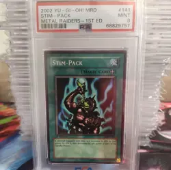 2002 YU-GI-OH! METAL RAIDERS MRD-141 STIM-PACK - 1st Edition - PSA 9 - Image 1