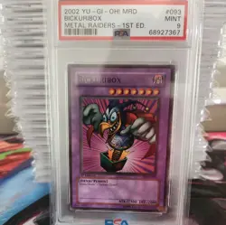 2002 YU-GI-OH METAL RAIDERS MRD-093 BICKURIBOX- 1st Edition - PSA 9 - Image 1