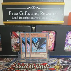 Playset 3x RA02-EN002 D.D. CROW Yugioh SUPER RARE - Image 1