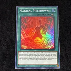 Magical Meltdown 1st Ed SHVA-EN042 Yu-Gi-Oh YuGiOh Super Rare NM - Image 1