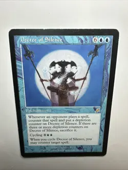 Decree of Silence Scourge Regular 2003 Magic: The Gathering Card HP(A) - Image 2