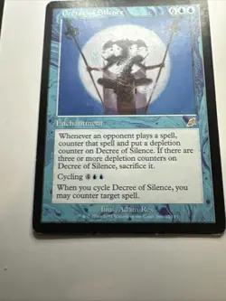 Decree of Silence Scourge Regular 2003 Magic: The Gathering Card HP(A) - Image 3