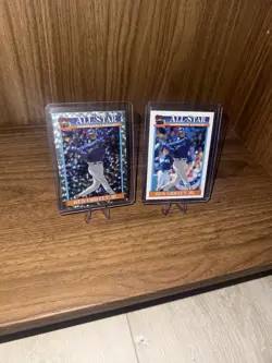 Ken Griffey Jr All Star Silver Crackle Foil 2026 Topps Series 2 Mariners 2 Cards - Image 2