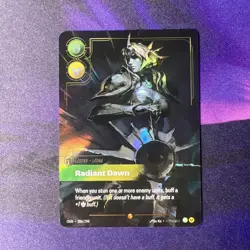 Riftbound Leona Radiant Dawn Showcase Origins #306/298 English LOL NM Rare TCG - Image 1