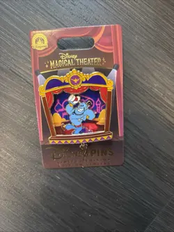 2026 Disney Parks Magical Theater Aladdin Genie LE 4500 Pin NEW - Image 1