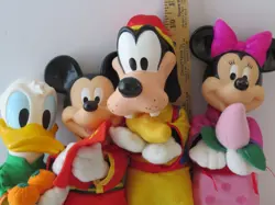 LOT4 VTG McDonald Donald Duck/Mickey Mouse/Goofy/Minnie Mouse Disney PlushDolls - Image 4