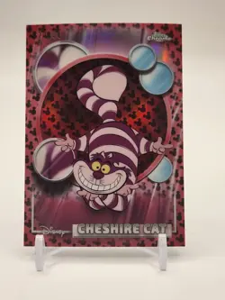 2026 Topps Chrome Disney Cheshire Cat Micky Mouse Parallel 23/28 #77 - Image 1