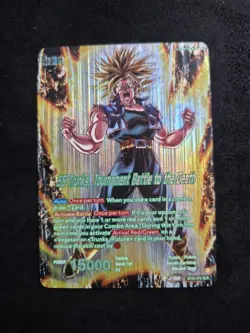 SS Trunks Tournament BT25-070 Dragon Ball Card Game SLR Foil - Image 1