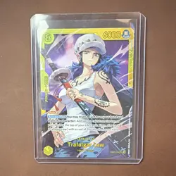 Bandai One Piece Card Game Trafalgar Law SEC Holo Alt Art EB03-062 EN 6000P 3C - Image 1