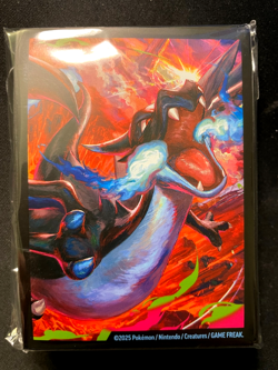 Mega Charizard X EX UPC Ultra Premium Collection - 65 Card Sleeves - NEW - Image 1