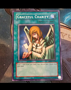 Yu-Gi-Oh! Graceful Charity Spell Card Dark Beginning 2 DB2-EN095 Konami EN - Image 1