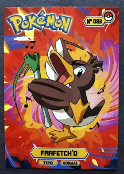 FARFETCH'D POKEMON KANTO CARDS TOP POKEDEX CCG FOIL - Image 1