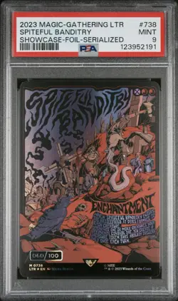 Spiteful Banditry (Borderless Poster) (Serial Numbered)the Lord of the rings MTG - Image 1