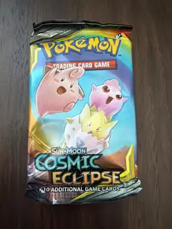 Pokemon Trading Card Game Sun & Moon Cosmic Eclipse Booster Pack - Image 1