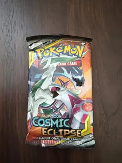 Pokemon Trading Card Game Sun & Moon Cosmic Eclipse Booster Pack - Image 1