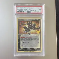 Pokemon Greninja Star Promo Holo SWSH144 SWSH Promo Cards Basic 130 HP - Image 1