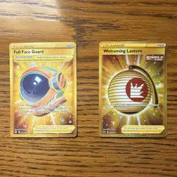 Pokemon TCG 2-Card Lot — Full Face Guard 231/203 + Lantern 230/198 - Image 1