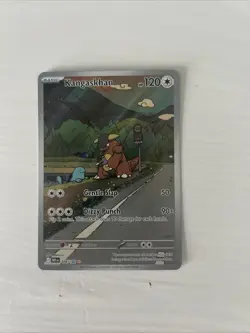Pokemon TCG Kangaskhan 204/182 Destined Rivals Illustration Rare Holo Card Art - Image 1