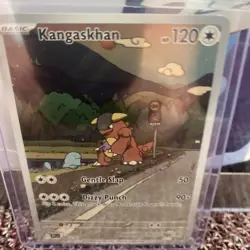 Pokemon TCG Kangaskhan Illustration Rare Destined Rivals Card 204/182 NM - Image 2
