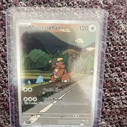Pokemon TCG Kangaskhan Illustration Rare Destined Rivals Card 204/182 NM - Image 5