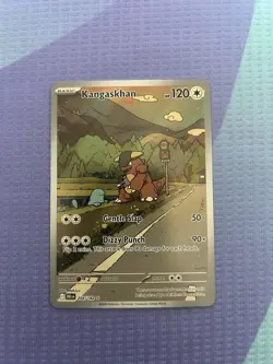 Pokemon TCG Kangaskhan Illustration Rare Destined Rivals Card 204/182 NM - Image 1