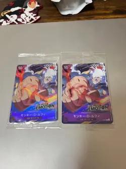 1x Monkey D Luffy P-041 ONE PIECE EMOTION Promo Card SEALED - japanese - Image 1