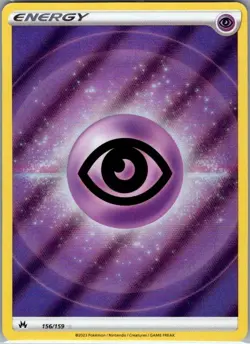 Psychic Energy (Texture Full Art) 156/159 SWSH: Crown Zenith - Pokemon Card - NM - Image 1