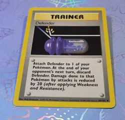 Defender 109/130 Base Set 2 Pokemon Card NM - Image 3