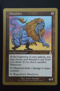 Magic The Gathering MTG MASTICORE WCD 1999: Kai Budde LP Lightly Played - Image 1