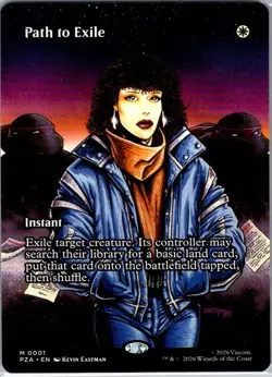 PATH TO EXILE (BORDERLESS) 1 TEENAGE MUTANT NINJA TURTLES MAGIC:THE GATHERING NM - Image 1