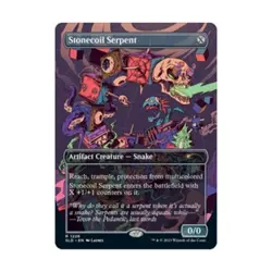 WOTC MtG Magic the Gathering Stonecoil Serpent (R) (Foil) NM - Image 1
