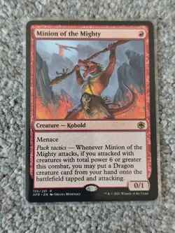 MTG - Minion of the Mighty - Adventures in the Forgotten Realm - 156/281 - Rare - Image 1