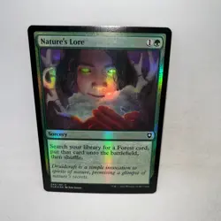 Nature's Lore Commander Battle for Baldur's Gate Magic: The Gathering Foil - Image 1