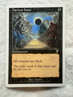 MTG - Darkest Hour - 7th Edition - NM - Free Shipping! - Image 1