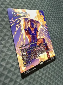 MTG Patriotic Shield #0100 Borderless Mythic Marvel Universe E-L (MAR) - Image 3