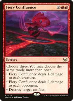 MTG - Fiery Confluence - MOM Commander - Magic the Gathering - Image 1