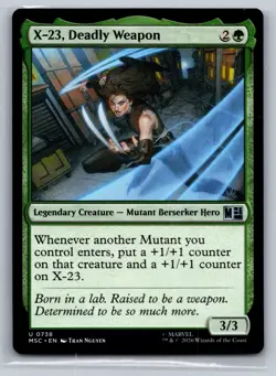 Magic Marvel Commander: X-23, Deadly Weapon 738 - Image 1